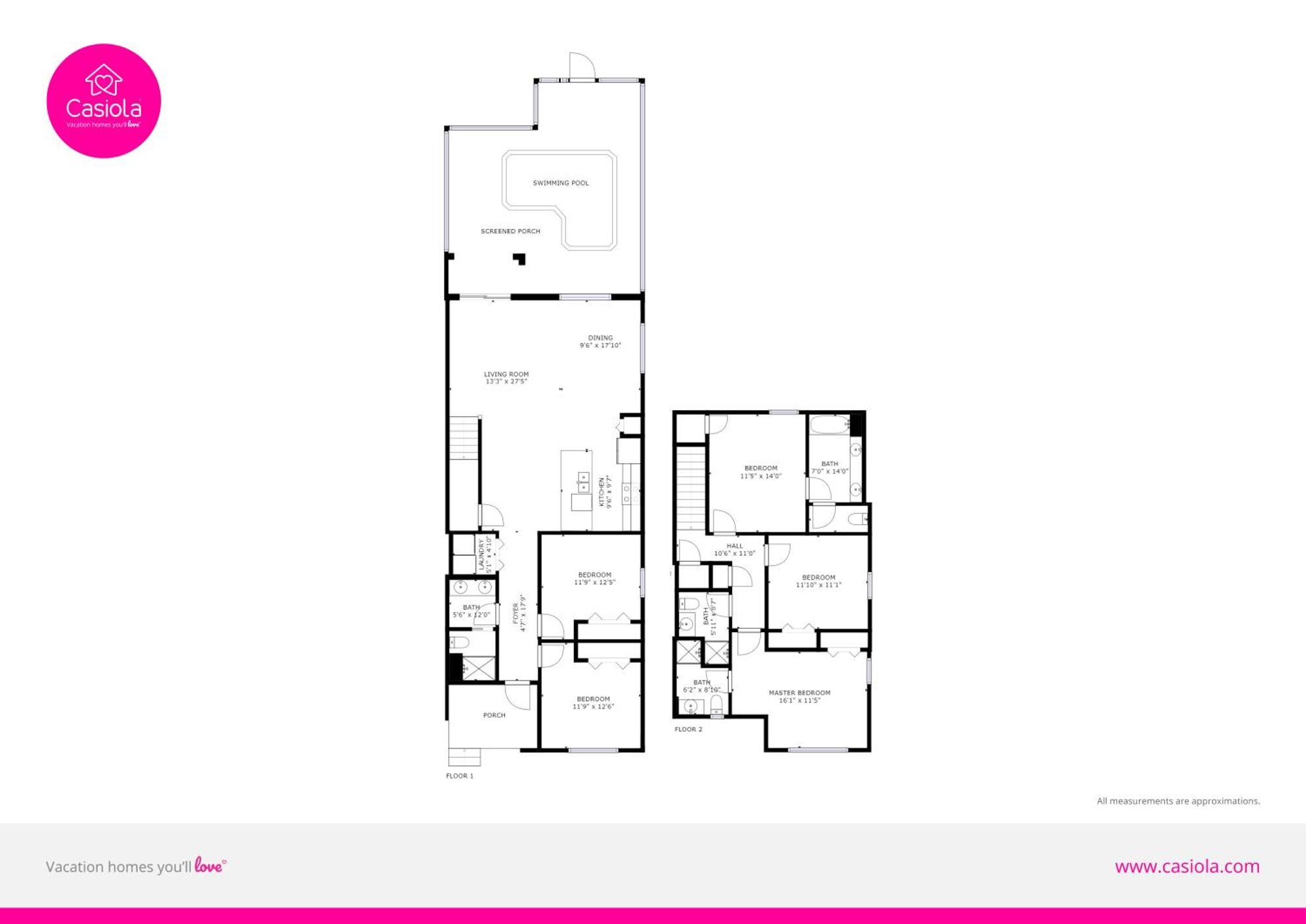 Beautiful Modern Home Wprivate Pool Near Wdw Kissimmee Luaran gambar