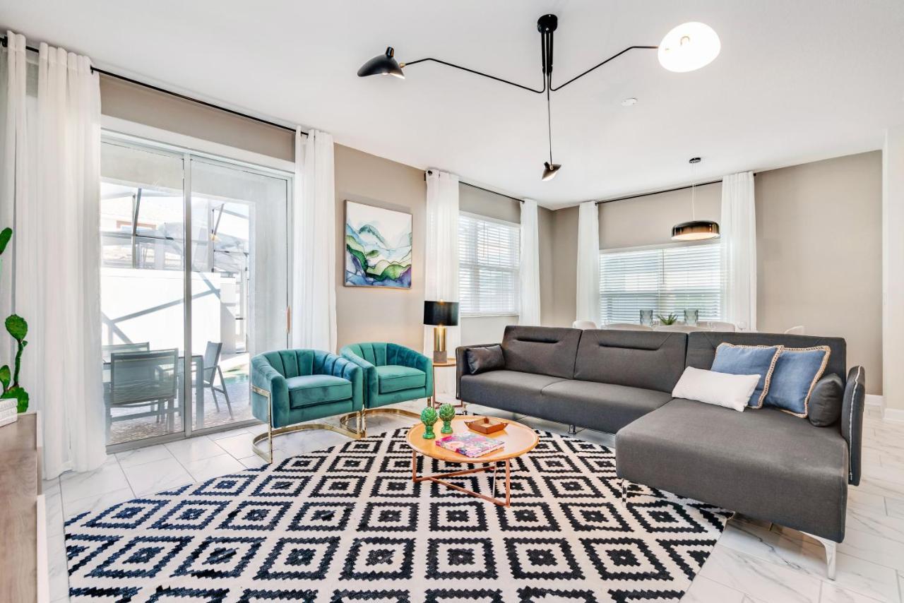 Beautiful Modern Home Wprivate Pool Near Wdw Kissimmee Luaran gambar
