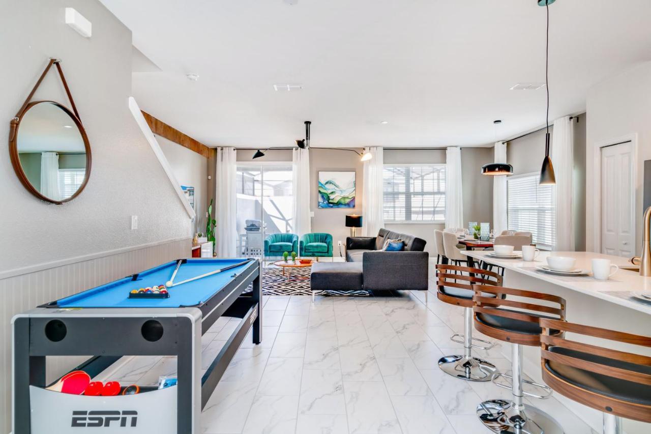 Beautiful Modern Home Wprivate Pool Near Wdw Kissimmee Luaran gambar